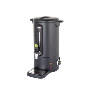 Boiler pentru bauturi fierbinti 9 litri, inox, negru mat, termostat 0-100 gr C, 950 W, Concept Line Hendi, 307x330x(H)450 mm
