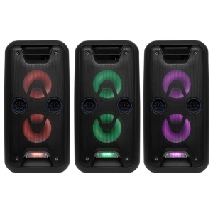 Boxa portabila petrecere Boombox, bluetooth, usb, card, 120W, LED RGB, SAL PAR 2200BT - Img 4