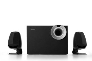 BOXE EDIFIER 2.1, RMS: 34W (2 x 8W, 1 x 18W), bluetooth, volum, bass; raport semnal-zgomot: #25dBA, frecventa raspuns - sateliti: 210Hz - 20kHz, black, "M201BT" - Img 3