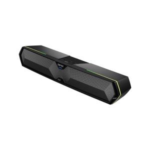 BOXE EDIFIER Gaming desktop, RMS: 5W (2.5W + 2.5W), Bluetooth 5.3, USB-A, RGB, sound card/ mic, dim. 485x70x80mm, black, "MG300-BK" - Img 3
