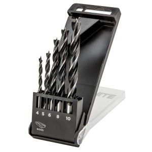 Burghie pentru lemn, in spirala, 4-10 mm, 4,0 - 10 mm, set 5 buc.