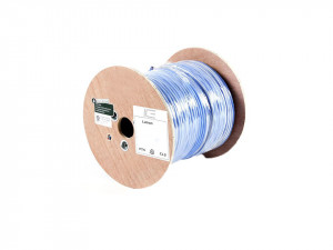 Cablu profesional pentru alimentare curent panouri comanda, interfon, yala electromagnetica, ecranat, 2 conductori, 152m, ecranat, Lutron - Img 2