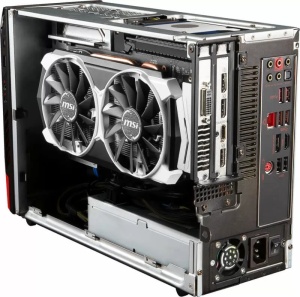 Calculator / PC GAMING compact de buget BRAND MSI NIGHTBLADE MI B090, i5 6400, 8Gb DDR4, SSD 120gb, HDD 1Tb, video GTX960 2gb, second hand - Img 2