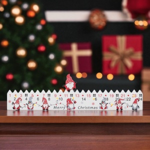 Calendar de Advent cu LED-uri, din lemn - Img 2