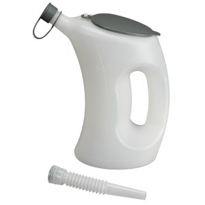 Cana gradata cu capac FLA-PE, 2L, transparenta