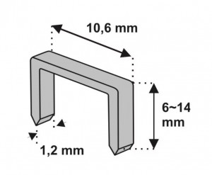 Capse capsator 8mm, 10.6mm, 1000 bucati, Pansam - Img 2