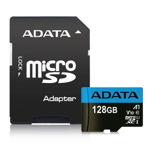 CARD MicroSD ADATA, 128 GB, MicroSDXC, clasa 10, standard UHS-I U1, "AUSDX128GUICL10A1-RA1"