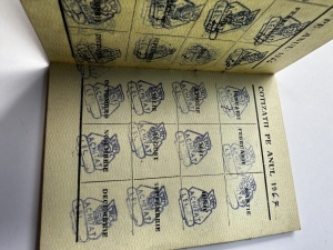 Carnet de membru al Consiliului Central al Sindicatelor din Republica Populară Romînă (RPR) - Img 3