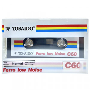 Caseta Audio 60min, Ferro Low Noise, Normal Tape selector, Tokaido C60 - Img 1