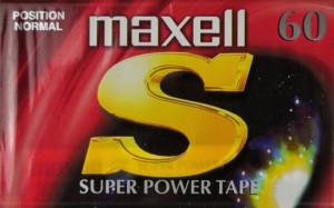 Caseta Audio 60min, Super Power Tape, Normal Tape selector, Maxell - Img 3