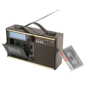 Casetofon tip retro, caseta, radio, usb, card, SAL RRT11B - Img 3