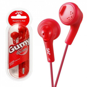 Casti audio In-ear , 1m, rosu raspberry, bass boost, JVC Gumy - Img 1