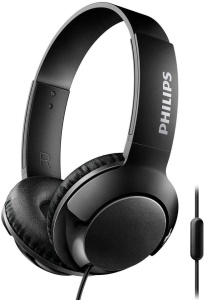 Casti Audio On-Ear Philips, SHL3075BK/00, cu fir, Microfon, BASS+, Negru - Img 4