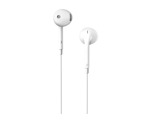 CASTI Edifier, cu fir, intraauriculare - butoni, pt smartphone, microfon pe fir, conectare prin Jack 3.5 mm, alb, "P180-Plus-W" - Img 2