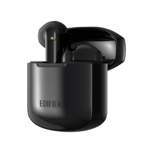 CASTI Edifier, wireless, intraauriculare - butoni, pt smartphone, microfon pe casca, conectare prin Bluetooth 5.4, IP54, USB-C, negru, "W200T-BK" - Img 2
