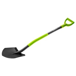 Cazma ascutita cu coada metalica si maner de plastic