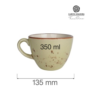 Ceașcă Cappuccino Olive 350 ml Fine Dine - Img 2