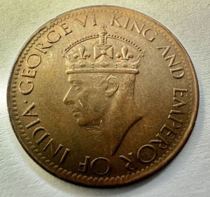 CEYLON BRITANICA - GEORGE VI - 1 CENT1943 - Img 2