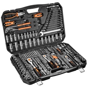 Chei tubulare 233 buc., 1/2", 3/8", 1/4", CrV