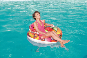 Colac gonflabil, 1.18m x 1.17m, Bestway Candy Delight Lounge - Img 4
