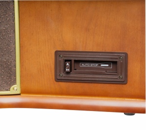 Combina muzicala tip RETRO, cd-player, usb, tunner, aux, caseta, pick-up, cutie lemn, Denver MCR-50MK3 - Img 6