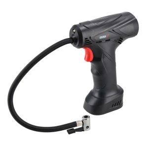 Compresor, pompa aer cu acumulator, incarcare USB-C, max. 10.3 bari, setare presiune, afisaj LCD, adaptori bicicleta, minge, baloane, Dedra - Img 7