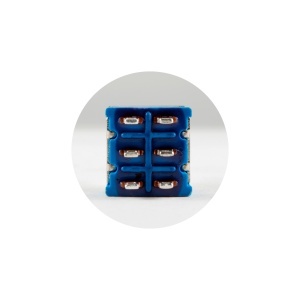 Comutator basculant, 250V, 2 circuite, cu mâner, cu comutare - Img 2