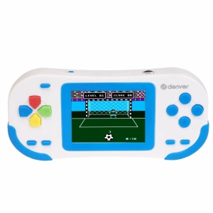 Consola retro portabila jocuri 8bit, alimentare baterii 3 x AAA, 200 jocuri incluse, ecran LCD Color 2.8", Denver - Img 2