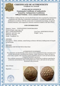CONSTANTINE IX MONOMACHOS ( 1042-1055 ) - Moneda Antica Bizantina - Img 3