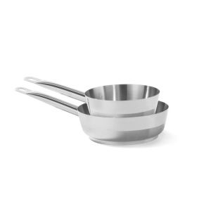 Cratita sote cu coada, 1,5 Lit,20 cm diametru x 6 cm inaltime, inox, gama Hendi Profi Line - Img 2
