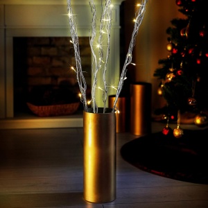 Crengi cu lumina, argintiu, 120 cm, 40 LED - Img 2