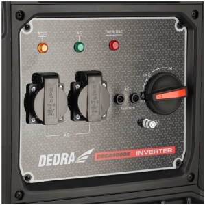 Csendes generátor, inverteres generátor szett, 3000W / 3300W, 220V, Dedra DEGA4000K - Img 11