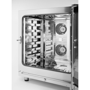 Cuptor convectie cu aburi Hendi Smart 6xGN1/1, touch screen, MF611BM, 400V/10400W, 730x784x(H)850mm - Img 2