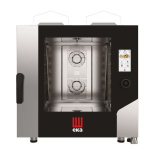 Cuptor pe gaz cu convectie cu abur Millennial Touch Screen Bakery ,6 tavi 600x400 Tecnoeka, 230V/500W, 13500kW, 850x1035x(H)950mm