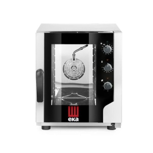 Cuptor Tecnoeka cu convectie si abur – Evolution New 5 x GN 2/3, electric, cu pulverizare directa, control electromecanic, GN 2/3, 230V, 3200W - Img 2