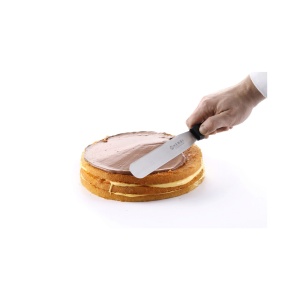 Cutit patiserie, 203x34 mm, lama inox neteda ideala pentru intins creme, Hendi - Img 2