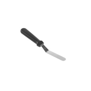 Cutit pentru patiserie, tort, placinte, omleta, Hendi, lama plata din inox 110x1,9 cm, maner polipropilena