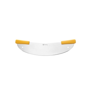 CUȚIT TIP SEMILUNĂ PENTRU PIZZA, HENDI, Argintiu, 533x111mm, Curbat