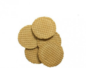Decor Krossis din aluat dulce pentru inghetata si prajituri, 1000buc, fara ulei de palmier