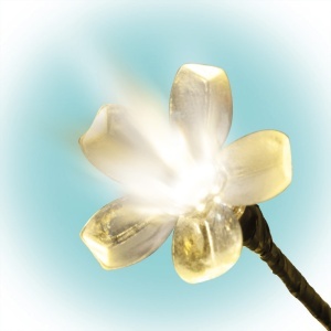 Decoratiune cires inflorit cu LED-uri, 200 LED-uri - Img 3