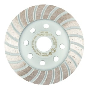Disc de slefuire diamantat , turbo, 115 x 22.2 mm, taiere uscata
