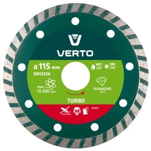Disc diamantat 115mm,Turbo,pentru BCA