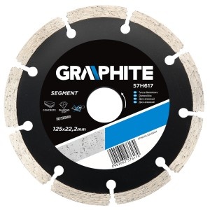 Disc diamantat 125x22mm, segmentat, pt zidarie