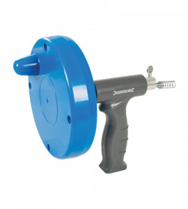 Dispozitiv desfundat canalizare, actionare manuala, cablu 6m, grosime 6mm , Silverline - Img 1