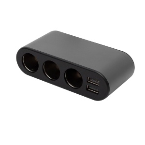Distribuitor auto, 3 pini 2xUSB, Voltmetru - Img 2
