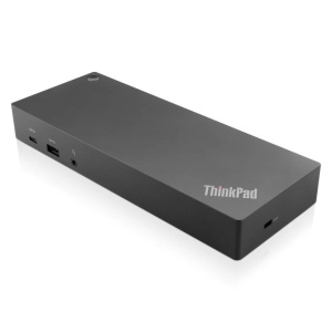 Docking Lenovo ThinkPad Hybrid model 40AF, 2 x HDMI, 2 x DisplayPort, 5 x USB-A, 2 x USB-C, LAN, second hand - Img 2