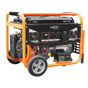 Elektromos generátor, 6000/6500W, AVR, kulcsos indítás, 15CP, Neo