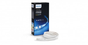 Extensie banda LED inteligenta Philips Hue Lightstrip Plus, ZigBee Light Link, Bluetooth,11W, 800 lm, lumina ambianta alba, 1 m - Img 2