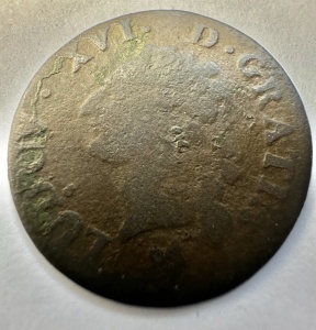 FRANTA - LOUIS XVI - 1 LIARD ( 1774-1792 )