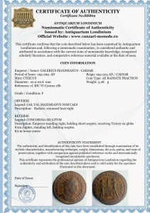 GALERIUS MAXIMIANUS - CAESAR ( 295-299 AD ) - MONEDA ANTICA ROMANA - Img 3